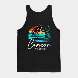 Cancun Souvenir 2024 Mexico Vacation Matching Family Group Tank Top